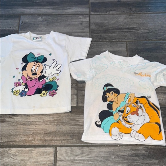 Disney Other - Disney Kids' all over print T-Shirts vintage 1990s Aladdin single stitch 3T